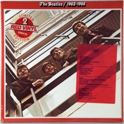33. BEATLES-1962-1966-(2 LP'S RED VINYL) 1973 FIRST PRESS  1978 USA-CAPITOL-NMINT/NMINT