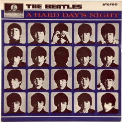 37. BEATLES-A HARD DAY'S NIGHT (STEREO)-1964 ПЕРВЫЙ ПРЕСС UK-PARLOPHONE-NMINT/NMINT