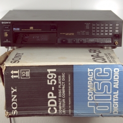 401. КОМПАКТ ДИСК ПРОИГРЫВАТЕЛЬ SONY CDP-591 EX+/NMINT