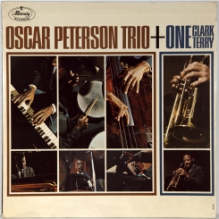 151. PETERSON, OSCAR TRIO & TERRY, CLARK ‎– OSCAR PETERSON TRIO + ONE-1964-FIRST PRESS UK-MERCURY-NMINT/NMINT