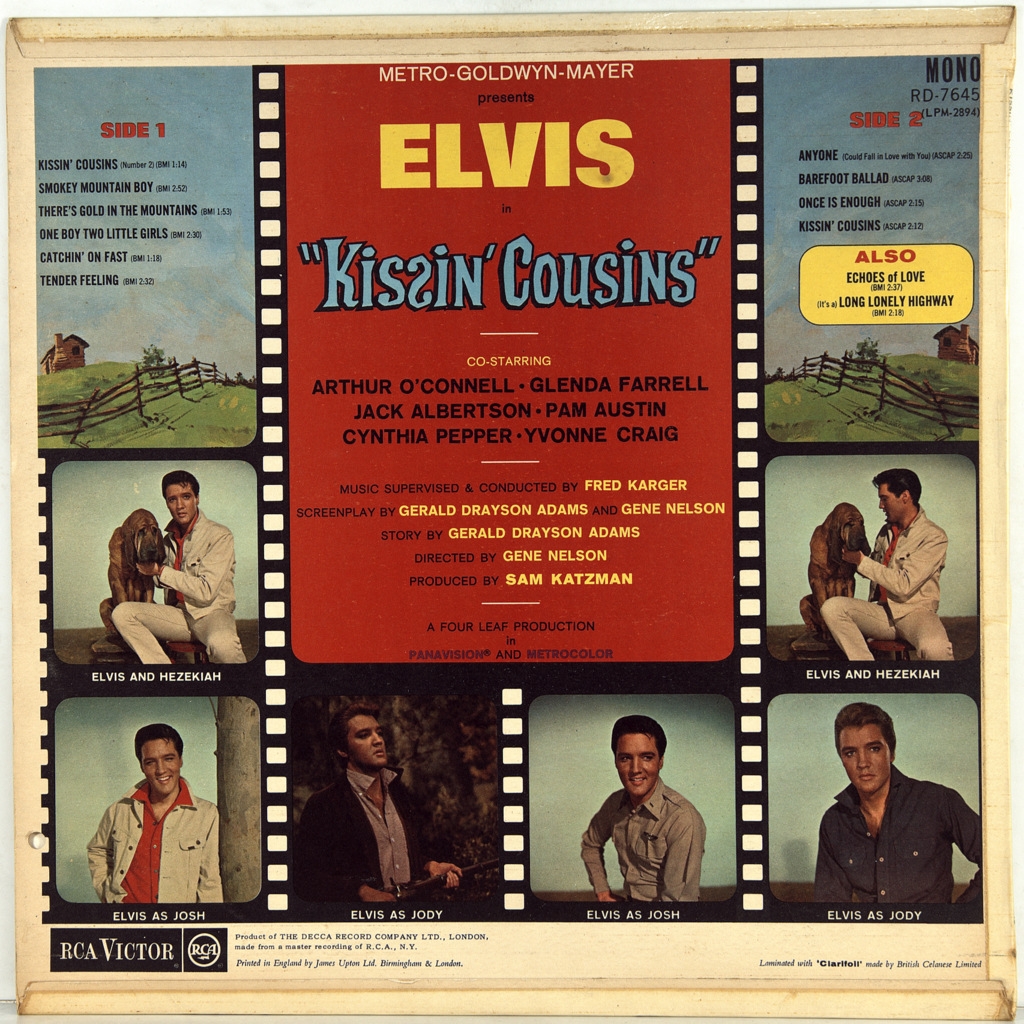 PRESLEY, ELVIS- KISSIN' COUSINS-1964-FIRST PRESS (MONO) UK
