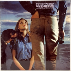 110. SCORPIONS-ANIMAL MAGNETISM-1980-ПЕРВЫЙ ПРЕСС GERMANY-HARVEST-NMINT/NMINT