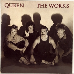 68. QUEEN-THE WORKS + PROMO TOUR BOOK -1984-FIRST PRESS UK-EMI-NMINT/NMINT