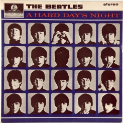 37. BEATLES-A HARD DAY'S NIGHT (STEREO)-1964 FIRST PRESS UK-PARLOPHON-NMINT/NMINT