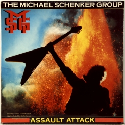 70. MICHAEL SCHENKER GROUP ‎– ASSAULT ATTACK-1982-ПЕРВЫЙ ПРЕСС (ПРОМО) USA-CHRYSALIS-NMINT/NMINT