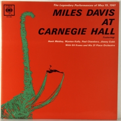108. MILES DAVIS-AT CARNEGIE HALL-1962-ПЕРВЫЙ ПРЕСС (MONO) UK-CBS-NMINT/NMINT