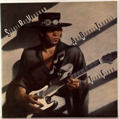 11. VAUGHAN, STEVE RAY AND DOUBLE TROUBLE -TEXAS FLOOD-1983-ПЕРВЫЙ ПРЕСС UK-EPIC-NMINT/NMINT