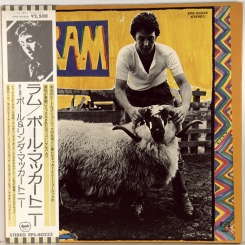 182. MCCARTNEY, PAUL -RAM-1973-ВТОРОЙ ПРЕСС 1975 -JAPAN+OBI-APPLE-NMINT/NMINT-NMINT/NMINT