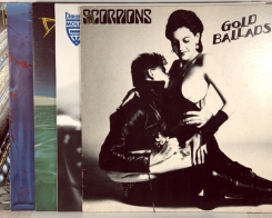 318. LOT 5LP-HARD ROCK METAL 80's/90's years EX+/NMINT