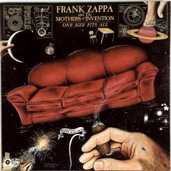 48. FRANK ZAPPA AND THE MOTHERS OF INVENTION-ONE SIZE FITS ALL-1975-FIRST PRESS USA-DISCREET-NMINT/NMINT