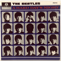 115. BEATLES-A HARD DAY'S NIGHT(STEREO)-1964-ORIGINAL( THIRD PRESS) 1966 - UK-PARLOPHONE-NMINT/NMINT