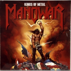62. MANOWAR-KINGS OF METAL-1988-ПЕРВЫЙ ПРЕСС UK/EU GERMANY - ATLANTIC-NMINT/NMINT.