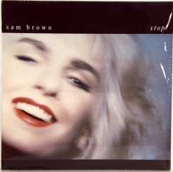 222. BROWN, SAM-STOP-1988-FIRST PRESS UK-A&M-NMINT/NMINT
