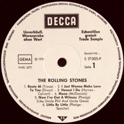 38. ROLLING STONES-ROLLING STONES-1964-ПЕРВЫЙ ПРЕСС 1970 (CLUB PROMO) GERMANY-DECCA-NMINT/NMINT