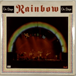 59. RAINBOW-ON STAGE-1977-FIRST PRESS UK-POLYDOR OYSTER-NMINT/NMINY