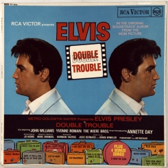 7. PRESLEY, ELVIS- DOUBLE TROUBLE-1967-ПЕРВЫЙ ПРЕСС (MONO) UK-RCA-NMINT/NMINT