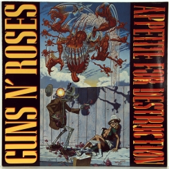 227. GUNS N' ROSES- APPETITE FOR DESTRUCTION-1987-FIRST PRESS GERMANY-GEFFEN-NMINT-NMINT