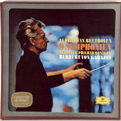 339. BERLINER PHILHARMONIKER/KARAJAN-LUDWIG VAN BEETHOVEN 9 SYMPHONIEN-8LP(BOX)1962-ПЕРЕИЗДАНИЕ 1975-GERMANY-DEUTSCHE GRAMMOPHONE-NMINT/NMINT