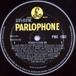 101. BEATLES-PLEASE PLEASE ME(MONO)-1963-ПЕРВЫЙ ПРЕСС(DECCA PRESS) UK-PARLOPHONE-NMINT/NMINT