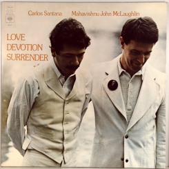49. CARLOS SANTANA / MAHAVISHNU JOHN MCLAUGHLIN-LOVE DEVOTION SURRENDER-1973-ПЕРВЫЙ ПРЕСС UK-CBS-NMINT/NMINT