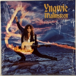 98. MALMSTEEN, YNGWIE-FIRE & ICE-1992-FIRST PRESS UK/EU-GERMANY-ELEKTRA-NMINT/NMINT