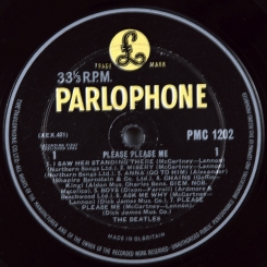 108. BEATLES-PLEASE PLEASE ME-1963-DECCA PRESS 1963 UK-DECCA/PARLOPHONE-NMINT/NMINT