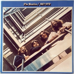 34. BEATLES 1967-1970(2 LP'S BLUE VINYL)-1973-ПЕРВЫЙ ПРЕСС 1978 UK-APPLE-NMINT/NMINT