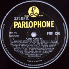 33. BEATLES-PLEASE PLEASE ME(MONO)-1963-FIRST PRESS (DECCA PRESS)UK-PARLOPHONE-NMINT/NMINT