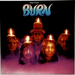73. DEEP PURPLE-BURN-1974-ПЕРВЫЙ ПРЕСС (КЛУБНЫЙ) GERMANY-purple rec-nmint/nmint