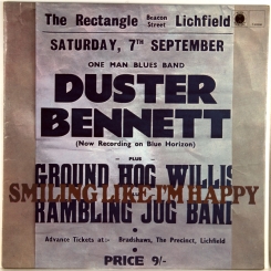 17. BENNETT, DUSTER-SMILING LIKE I'M HAPPY-1968-FIRST PRESS UK-BLUE HORIZON-NMINT/NMINT