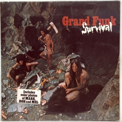 49. GRAND FUNK RAILROAD-SURVIVAL(+3 PHOTO)-1971-ПЕРВЫЙ ПРЕСС USA-CAPITOL-NMINT/NMINT