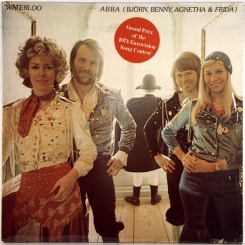 138. ABBA-WATERLOO-1974-FIRST PRESS SWEDEN-POLAR-NMINT/NMINT